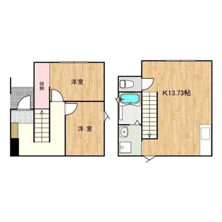 広島県尾道市栗原町1268-29【一戸建】の間取り
