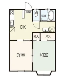ポルテ川口【102号室】の間取り