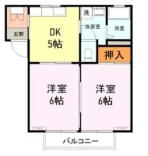 ファミール伊吹【0101号室】の間取り