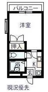 井上マンション【506号室】の間取り