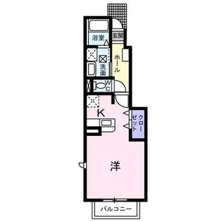 ベルシティSATO B【103号室】の間取り