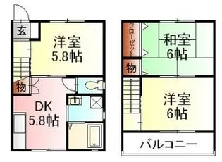 サザンピュア【01-C号室】の間取り