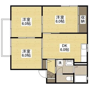 紀伊國屋 壱番館【0102号室】の間取り