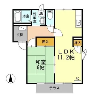 ヴェルコート【0102号室】の間取り