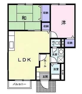ボナールB【0102号室】の間取り