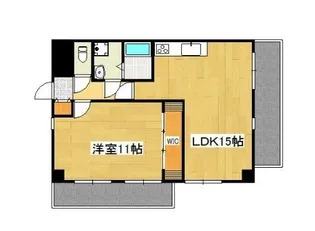 グレーシル鷹取【0605号室】の間取り