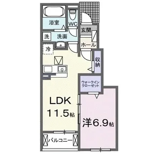 アストピア千田【0103号室】の間取り