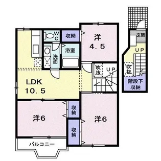 サンハイムB【0203号室】の間取り