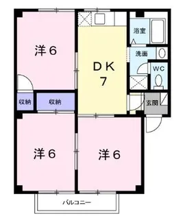 サンハイツ中須A【0101号室】の間取り