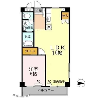 ローゼ宮尾【0401号室】の間取り
