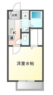 グリンルーフA【0203号室】の間取り