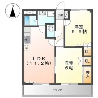 コンフォールパレス【0303号室】の間取り