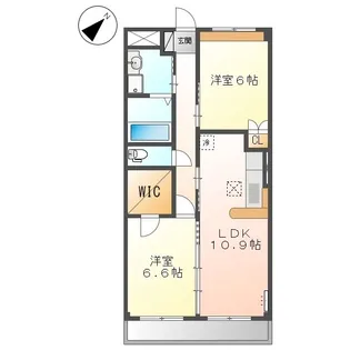 ニコ泉【0103号室】の間取り