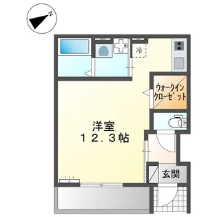 ラディア【0101号室】の間取り
