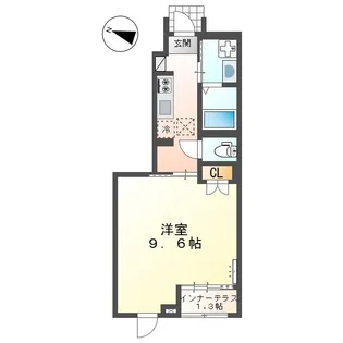 オキグレイス【0101号室】の間取り