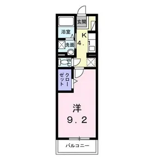 シャロル東福山【0105号室】の間取り