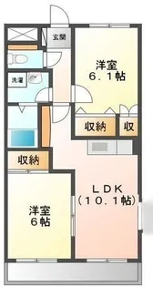 ヤマトハイツ【0202号室】の間取り