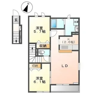 アイディール【0205号室】の間取り