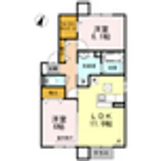 JODEN【0201号室】の間取り