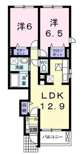 エヴァーグリーンA【0101号室】の間取り