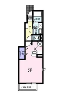 プリムローズ【0101号室】の間取り