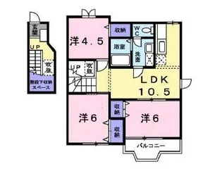 サンライズ21【0201号室】の間取り