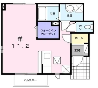 サンテール【0101号室】の間取り