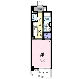 フォルシュ アンジュ【0306号室】の間取り