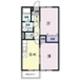 ベルシティクラウン【0101号室】の間取り