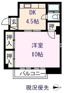 ルーエ霞町【0503号室】の間取り