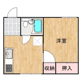 霞町ビル【0302号室】の間取り