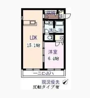 アビタシオンⅢ【0204号室】の間取り