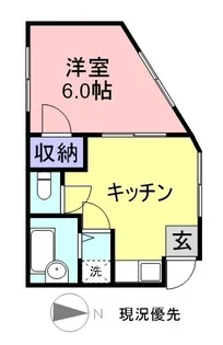 ブルートーンハイツ【0201号室】の間取り
