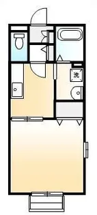 メゾン ド ブラン旭B【0202号室】の間取り