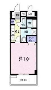 サンライズ【0303号室】の間取り