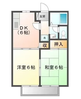 ビーラインアワネ A【0101号室】の間取り