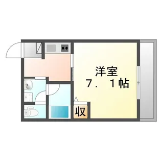 MAISON DE QUATREⅢ【0506号室】の間取り