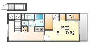 レオパレスリヒトクライス【0203号室】の間取り