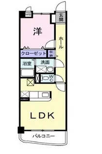メゾン アウローラ【0104号室】の間取り