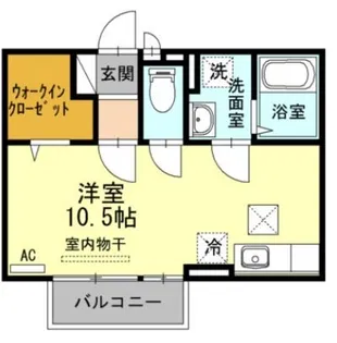 セジュール青山【0101号室】の間取り