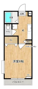 ヒルトップ宝石台【101号室】の間取り