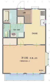 ニューウィング藤井(改)【102号室】の間取り