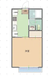 ミナミハイツ【103号室】の間取り