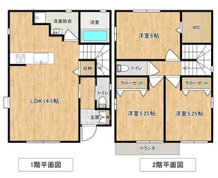 栃木県宇都宮市今泉新町181-2【一戸建】の間取り