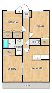 サンツヤマモトA【104号室】の間取り