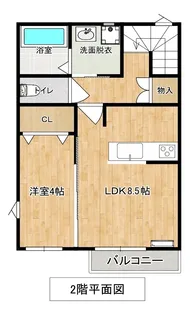 峰M1【205号室】の間取り