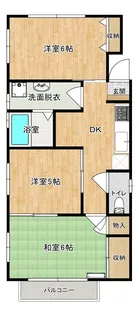 ドミールすず【202号室】の間取り