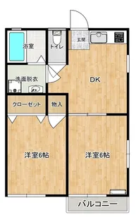 セントポーリア【201号室】の間取り