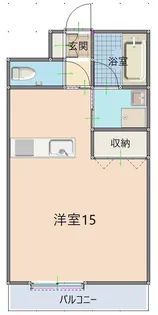 ベルホーク・YOHTO【602号室】の間取り