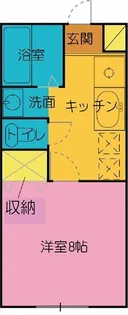 1Kの間取り画像